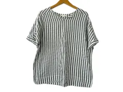 k03250728074　studio CLIP　Mサイズ　白色×灰色　　トップス　その他トップス　春夏