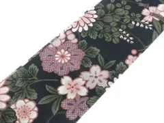 【一輝堂】和装小物 半衿 花柄  26w02-2251