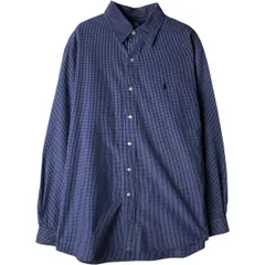 古着 ラルフローレン Ralph Lauren POLO by Ralph Lauren LOWELL SPORT 長袖 コットンチェックシャツ メンズM相当/eaa618531