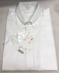 新品タグ付き◇UNIQLO　ユニクロ　ドライイージーケア　オックスフォードシャツ　メンズ　半袖　Sサイズ