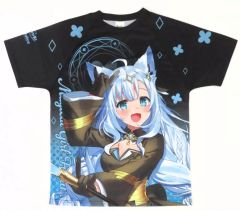フルグラフィックTシャツ 魔法少女 ホロウィッチ 白上フブキ