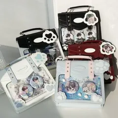 痛バッグ 手提げ 猫 ベアー総督 ダブルショルダー おしゃれ トレンド 甘クール 高級感