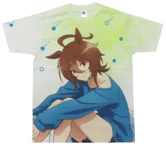 【中古】Tシャツ アグネスタキオン フルグラフィックTシャツ-Relax time- ホワイト Lサイズ 「劇場版 ウマ娘 プリティーダービー 新時代の扉 NAMCO Promotion～Relax time～ キャラポップストア」