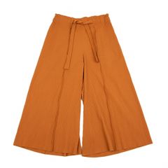 イッセイミヤケ ミーISSEY MIYAKE me ファインニットプリーツガウチョ