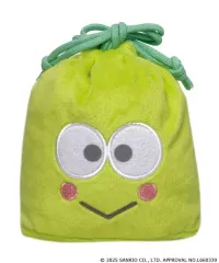 【中古】バッグ けろけろけろっぴ 「はぴだんぶい ふわふわフェイス巾着」