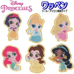 アイロン シール ワッペン ディズニー プリンセス アイロン接着 入学 入園 女の子 人気 簡単 かわいい