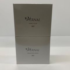 W1847 VERNAL ヴァーナル A薬用アンクソープ 90g、B薬用センシティブザイフ 90g 計2点セット