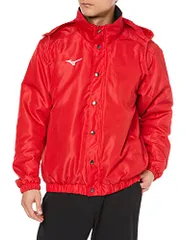 新品 (ミズノ)MIZUNO トレーニングウェア 中綿ウォーマーシャツ [ユニセックス] 32JE7551 62 チャイニーズレッド M