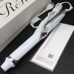 ITJ0N7Q943T4 新品未使用 Refa リファ カールアイロン プロ RE-AW-02A 32mm ホワイト ヘアセット 軽量 巻き髪 美髪