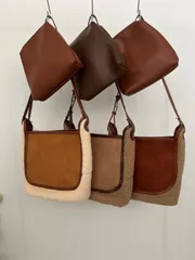 【ZAMPA】ポーチ付き ボアバケツショルダーBAG