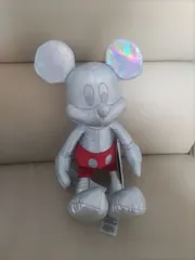 ディズニー100周年 ミッキーマウス ぬいぐるみ ホログラム Shiny The Disney100 Platinum Celebration Collectionのサムネイル