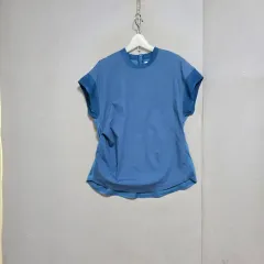 KUHO ブルー Tシャツ バイカラー ブラウス 55 n3506