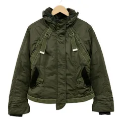 マリテフランソワジルボー ダウンジャケット サイズM レディース美品  - ダークグリーン×グリーン 長袖/ジップアップ/秋/冬