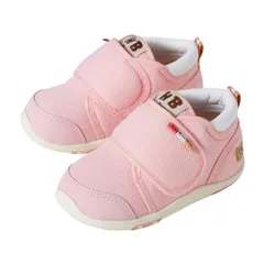 新品 [MIKIHOUSE HOT BISCUITS] [ミキハウス ホットビスケッツ] セカンドベビーシューズ 男の子 女の子 ベビー キッズ 子供服 ピンク 15cm 70-9325-143