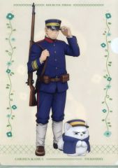 【中古】クリアファイル 9.月島軍曹 どうぶつフォーゼ A4クリアファイル 「ゴールデンカムイ どうぶつフォーゼショップ in アニメイト」