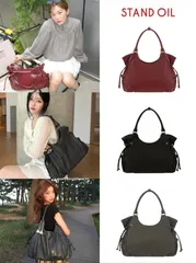 韓国ファッション レディース STANDOIL スタンドオイル ショルダーバッグ STANDOIL Breezy Bag · ブリージーバッグ ストリング ミディアム バッグ