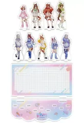 【中古】アクリルスタンド・アクリルパネル 集合 アクリルジオラマ 「ウマ娘 シンデレラグレイ キャラポップストア ～Cute Jersey Collection～」