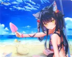 【中古】マウスパッド 25夏 看板娘ちゃんのSUMMER VACATION(夜よいち) Dream Gamer ガラスマウスパッド 「ふもコレSeasons × 夜よいち」のサムネイル