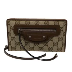 グッチ GUCCI ×BALENCIAGA ネオ クラッシック ジップアラウンド ウォレット 681710 GGキャンバス GGキャンバス/レザー メンズ 長財布