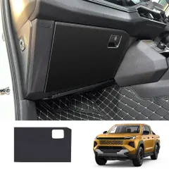 トヨタ ハイラックス 2026 年モデル 右ハンドル専用 助手席キックガード レザー製 1 枚入り キズ防止 汚れ防止 保護パッド 専用設計 簡単貼付け 車内保護 キズ予防 汚れ対策 見た目綺麗 安心の 3M テープ付き 送料無料