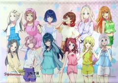 【新品】タペストリー [新品] 集合 B2タペストリー 「学園アイドルマスター×極楽湯・RAKU SPA」