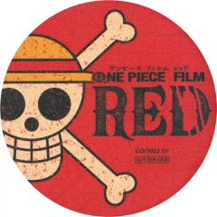 [중고] 머그컵·탕만 밀짚모자 일당 오리지널 목제 코스터 [원피스 FILM RED] 티·조이 계열 극장 한정 오리지널 드링크 구입 특전