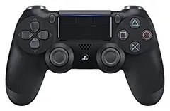 【中古】ワイヤレスコントローラー(DUALSHOCK 4) ジェット・ブラック(CUH-ZCT2J)