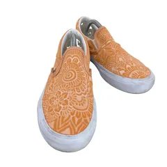 バンズ VANS v98cf bloom 総柄 slip on レディース JPN：24 のサムネイル