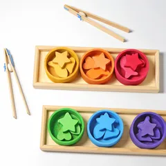 グリムス　虹のソーティングシェイプ おもちゃ 知育玩具のサムネイル