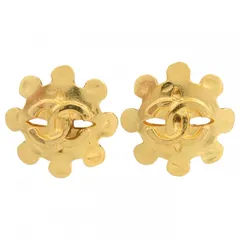 シャネル ココマーク フラワー ゴールド イヤリング Aランク ch9932ng