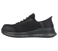 新品 SKECHERS(スケッチャーズ) スリップインズ ワーク: ティリド - フェチット CT_200206W_28 防滑 非金属セイフティートゥ（カーボンナノ セーフティトー） BLK 28.0 cm