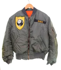 アルファ インダストリーズ ALPHA INDUSTRIES 60's MA-1 USAF U.S.AIRFORCE 1965年 ワッペン VINTAGE Flight Jacket ヴィンテージ フライト ジャケット カーキ Lサイズ 103MT-4107のサムネイル