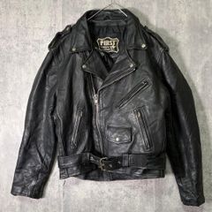 80s vintage FIRST レザーダブルライダースジャケット 古着 - メルカリ