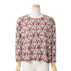 Max Mara Studio マックスマーラ ストゥディオ カーディガン サイズS 異素材 切替 ニット ブランド古着【中古】20260305/RA8227