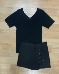 シースルー半袖ニット キュロット まとめ売り