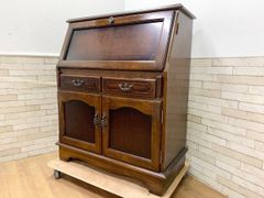 ○中国李朝家具 八角形 チェスト キャビネット 収納箱 帽子入れ 花鳥画