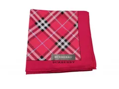 未使用 バーバリー ハンカチ ランチマット　ピンク チェック バーバリー　レディース　BURBERRY　　 
