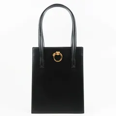 【超美品】Cartier カルティエ パンサー パンテール トートバッグ ブラック【UF25】のサムネイル
