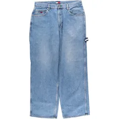 古着 トミーヒルフィガー TOMMY HILFIGER TOMMY JEANS デニムペインターパンツ メンズw36相当/eaa569308
