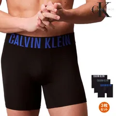 【3枚セット】Calvin Klein  Underwear カルバンクライン ボクサーパンツ ボクサーブリーフ ストレッチ メンズ 下着 インナー  3-Pack 黒 ブラック [NB3612]