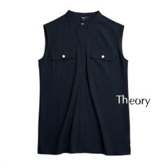 23ss 美品　セオリー　ウォッシャブル　ブラウス ニット　ノースリーブ　S 23ss 美品 セオリー ウォッシャブル ブラウス ニット ノースリーブ S