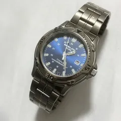 【送料無料】SEIKO/セイコー/ALBA/アルバ/EPSILON/イプシロン/ブルー×シルバー/クォーツ腕時計/電池切れ/動作未確認/中古品/ジャンク品扱い