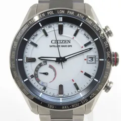 CITIZEN シチズン ATTESA ACT Line アテッサ アクトライン エコドライブ CC3085-51A/F150-T025811 ソーラー電波 腕時計 ※中古