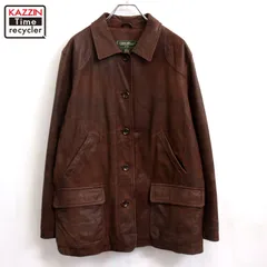 00s Eddie Bauer レザー ジャケット レディース 表記XLサイズのサムネイル