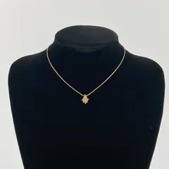 Christian Dior（クリスチャンディオール）　ラインストーン付　ヴィンテージ　ネックレス　ゴールド