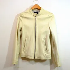 HARE (S) 本革 レザー シングルライダース 革ジャン ハレ メンズアウター アイボリー系 ha030003n9 K2-150