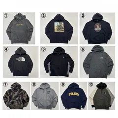 【10着から選べる】古着パーカー1点 ¥3500   THE NORTH FACE / adidas / VANS 他 メンズ フーディ転売OKセット