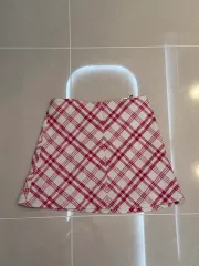 ザラ ツイード CHECK スカート ミニ s