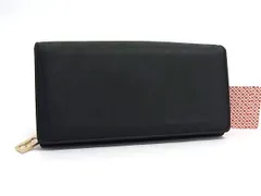 ■極美品■ GHERARDINI ゲラルディーニ PVC 二つ折り 長財布 ウォレット 札入れ 小銭入れ メンズ ブラック系 FT5046のサムネイル
