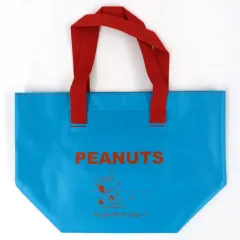 【中古】バッグ スヌーピー ビニールトートバッグ ブルー 「PEANUTS(SNOOPY)」